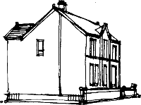 Line drawing of old Police Station